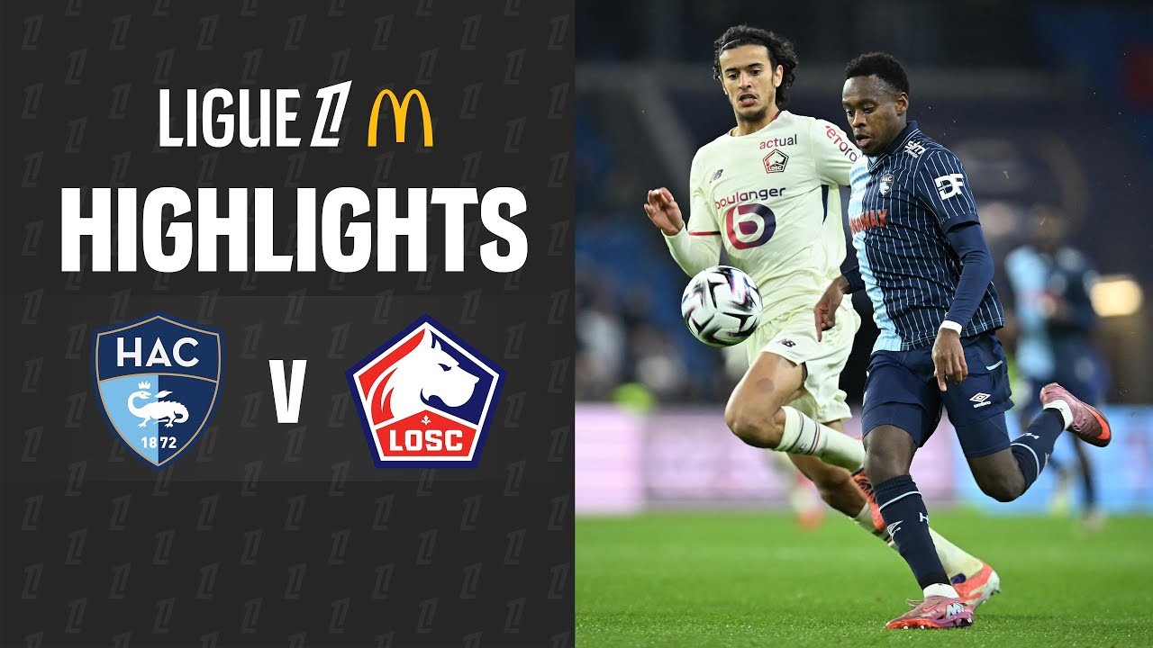 #ไฮไลท์ฟุตบอล [ เลอ อาฟร์ 0 - 1 ลีลล์ ] ลีกเอิง ฝรั่งเศส 2025/1.12.68