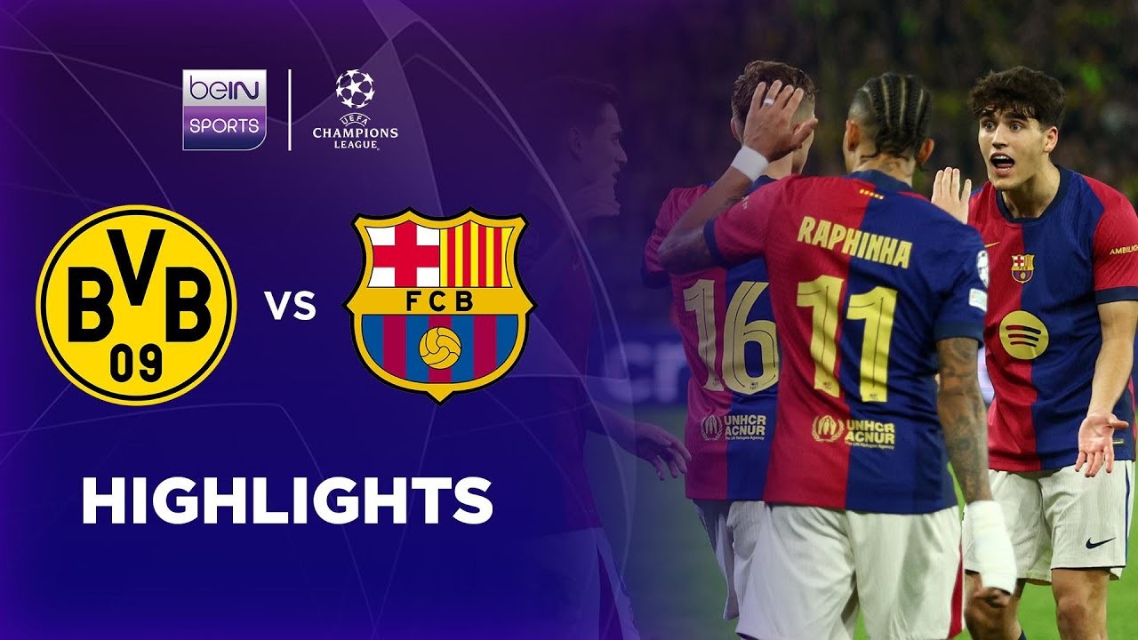 #ไฮไลท์ฟุตบอล [ โบรุสเซีย ดอร์ทมุนด์ 3 - 1 บาร์เซโลน่า ] ยูฟ่า แชมเปี้ยนส์ ลีก (รอบ8ทีมสุดท้าย)นัดสอง 2025/16.4.68