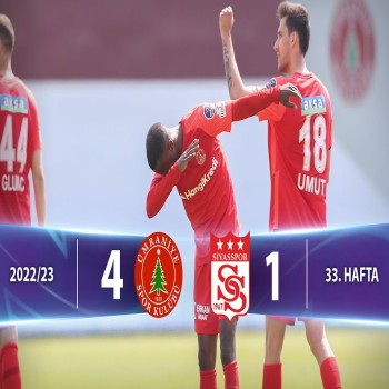 #ไฮไลท์ฟุตบอล [ อุมรานิเยสปอร์ 4 - 1 ชีวาสสปอร์ ] ตุรกี ซุปเปอร์ลีก