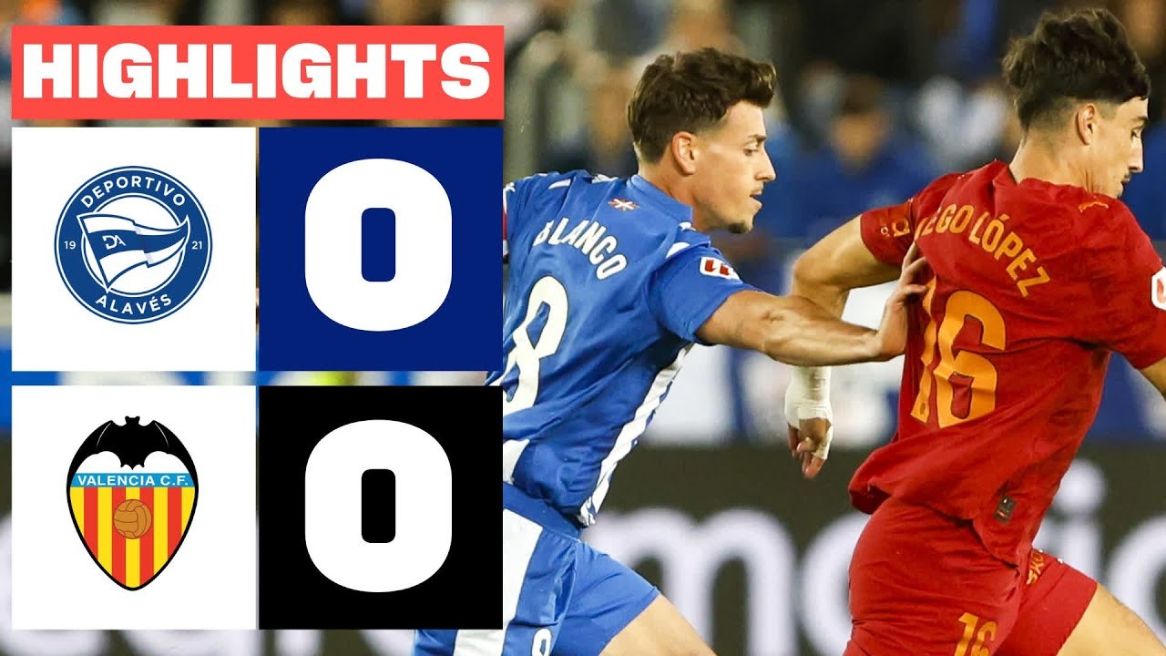 #ไฮไลท์ฟุตบอล [ อลาเบส 0 - 0 บาเลนเซีย ] ลาลีก้า สเปน 2025/21.10.68