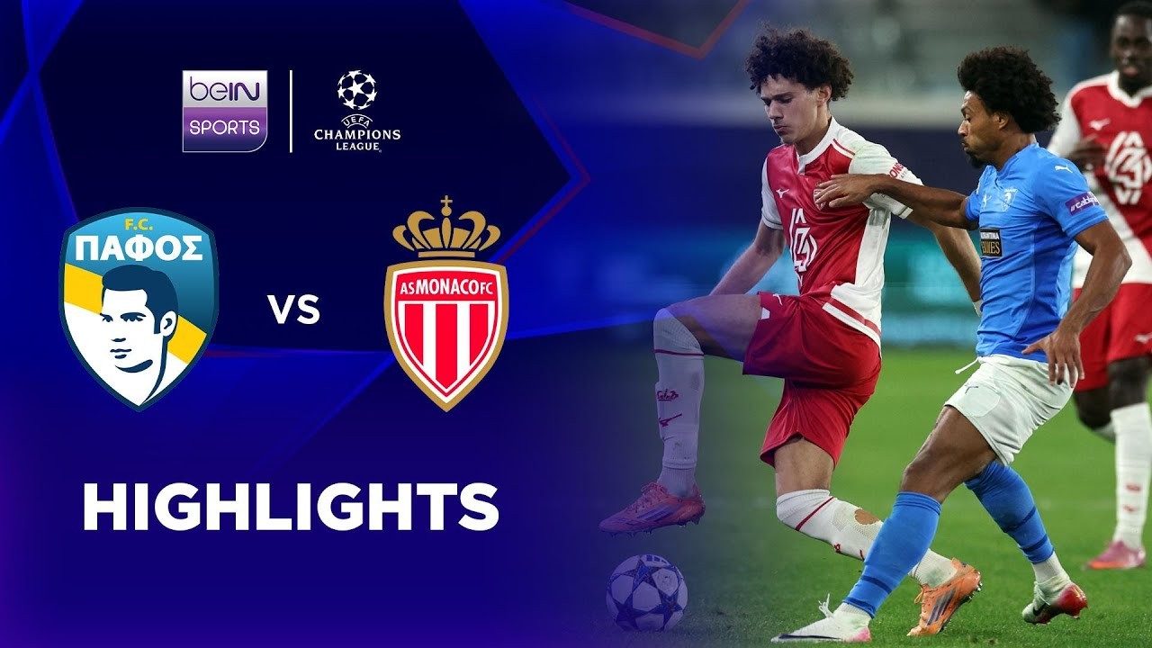 #ไฮไลท์ฟุตบอล [ ปาฟอส เอฟซี 2 - 2 โมนาโก ] ยูฟ่า แชมเปี้ยนส์ ลีก (รอบลีกเฟส)นัดที่5 2025/27.11.68