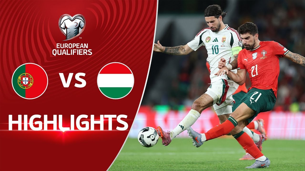 #ไฮไลท์ฟุตบอล [ โปรตุเกส 2 - 2 ฮังการี่ ] ฟุตบอลโลก รอบคัดเลือก โซนยุโรป 2025/15.10.68